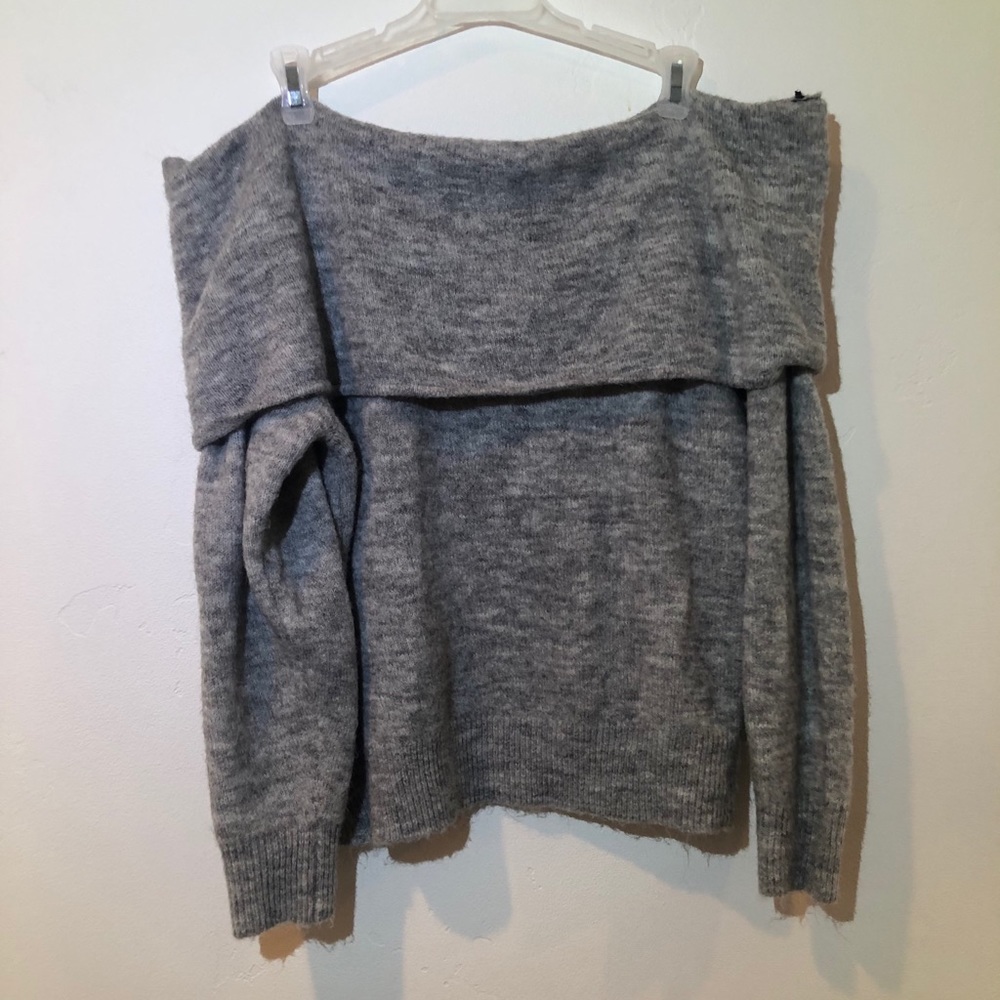 Over the shoulder sweater